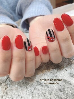 プライベート ネイルサロン マーマ(murmur)/ハートネイル