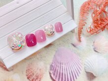 ネイルサロン&スクール ジーナ(GINA)/キラキラシェルネイル