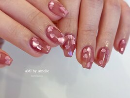 ハートホロネイル