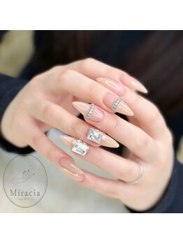 Miracia from Mネイル【パラジェル/フィルイン/持ち込み】の写真/お任せデザインも高い再現力であなた好みに◎フィルイン×長持ちする技術でケアしながら美しさキープ*