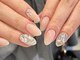 ノラネイル ウメダ(NORA nail UMEDA)の写真/イベントに映える綺麗めワンホンデザインで、指先まで輝くキラキラネイルの魔法を☆