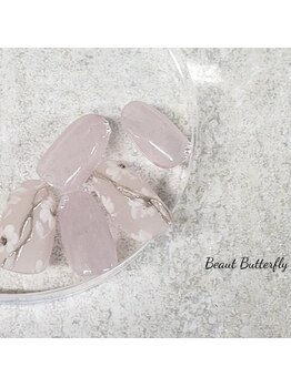 ネイルサロンスクール ビュートバタフライ 町田店(BEAUT BUTTERFLY)/フラワーブライダルネイル