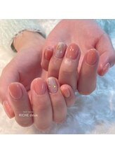 リッシュ ドゥ(RICHE deux)/さりげないクリスマスネイル♪