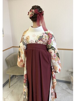 ユウワ(yuwa)/卒業袴着付け&ヘアセット