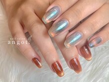 アンガット(angot.)/アシメマグネットネイル