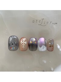ハロウィンネイル