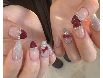 ランド ネイル 博多(LAND)/リボンネイル・○by.rena