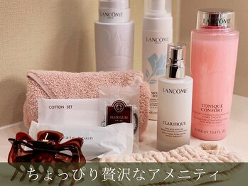 ボディプラストウキョウ 日本橋人形町店(BODY PLUS TOKYO)/高級ホテル並みのアメニティ♪