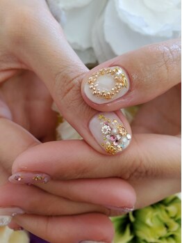 ミア(mia)の写真/【無料駐車場完備☆】ちび爪・丸爪・爪が伸ばせない等でお悩みの方にオススメ!持ち込みデザインも大歓迎♪