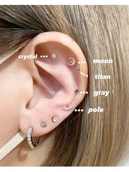 シロ(silo.)/耳つぼジュエリー