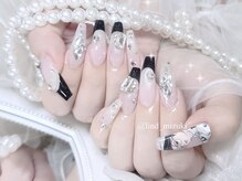 リンドネイル バイ モカ アンド ララ(Lind nail by moca and LaLa)/【mizuki】推し/フレンチネイル