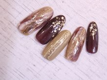 ラルネイル 大宮(Lull. nail)/＊ショコラ＊マーブル＊