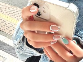 ホロ囲みワンホンネイル