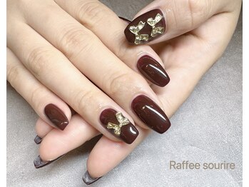 ラッフィ スリール(Raffee sourire)/ボルドー＆リボン