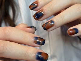 マーブルニュアンスネイル