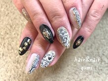 グミ(gumi)/パイソン柄ネイル