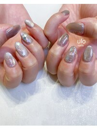 ハートホロネイル
