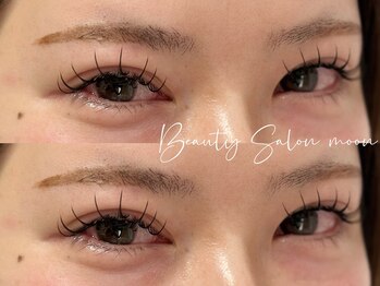 ムーン(moon)/パーマ＋エクステ120本　