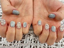ディーネイル 池袋(D-nail)/〇3Dリボン埋めつくしネイル