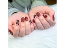 バレンタインネイル