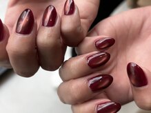 レトネイル レトネイル 大阪梅田(reto nail)/ボルドー/秋色/マグネット/秋