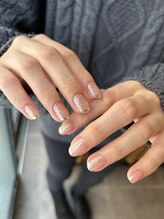 ハンハウス(Hanhouse)/ミラーフレンチネイル