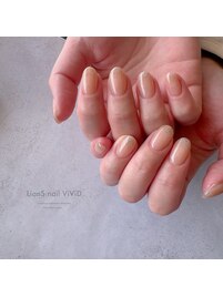 ワンカラー＋ラメ