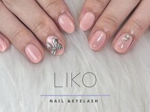 リコ(LIKO)/シンプルリボンネイル♪
