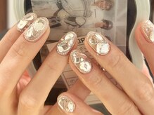 エムワイユーネイル(myu.nail)/年末はド派手にキラキラ.。*