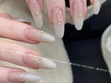 センスネイル 池袋店(Sense Nail)/冬のスノーホワイトネイル