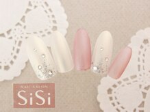 シシ(SiSi)/キラキラホワイト＆ビジュー★