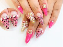 ネイルコレクション ピンク(Nail Collection Pink)/ジェル定額￥9990★ビジュー
