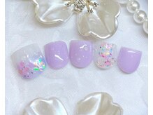 ビューティー マイラ(beauty MyRA)/紫陽花ネイル