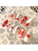 ウル(ulu)/Red Nail Art