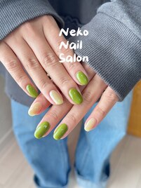 緑ワンカラー　春夏秋冬