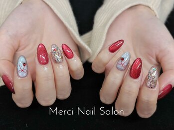 メルシー(Merci)/お正月ネイル