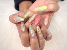 アシンメトリーネイル☆SAYAKA