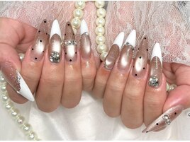 マグネット/ドットネイル/ピンク