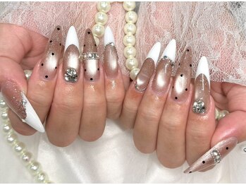 マグネット/ドットネイル/ピンク