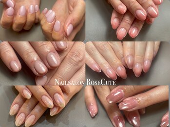 ネイルサロン ローズキュート シュシュ(NailSalon RoseCute chou chou)/ワンカラー、カラグラ