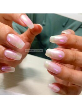 アートルーム チャチャ(artroom chacha)/☆オーロラミラーネイル☆