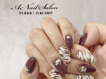 エーネイルサロン プラーカ本店(A-Nail Salon)/ゼブラネイル