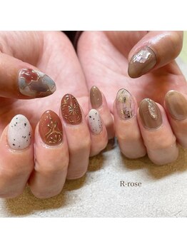 アールローズ(R-rose)/アシメ モロッカンネイル ¥9097