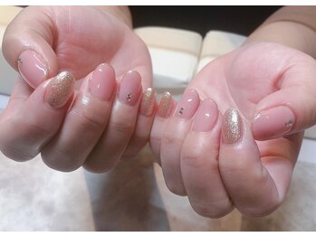 ネイル アイラッシュ 彩 熊谷店/スキニーフレンチネイル