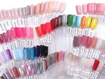 500色以上のカラーから選べます