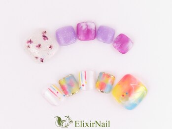 エリクサーネイル 五反田(Elixir Nail)/フットやり放題／クーポン使用