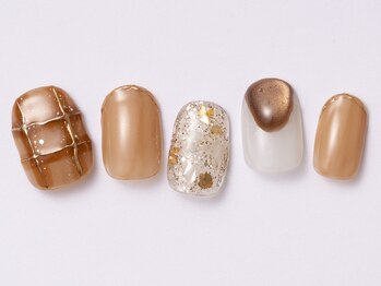 アイ ネイルズ 天神店(I nails)/キラキラチェック ¥8300