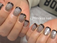 プリンセスネイル(Princess nail)/フラッシュフレンチミラー12300