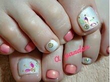 ネイルサロン アルファガーデン 町田本店(α garden)/フット2本アート●オフ込み2h