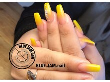 ブルージャムネイル(BLUE.JAM.nail)/SIMPLY長さ出し グラデーション